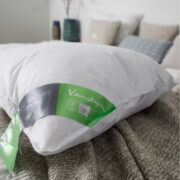 vandyck-groen-label-kussen-logo