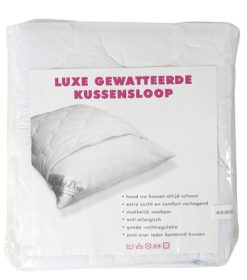 Luxe gewatteerde kussensloop 60x70cm