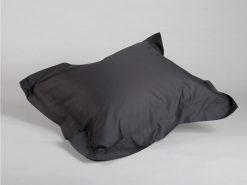 Satijnen kussensloop Yumeko dark anthracite